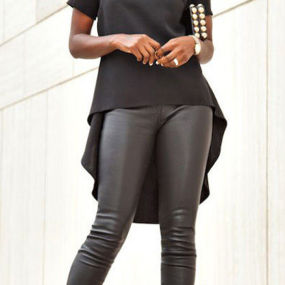 Women-Chiffon-round-neck-Top-Long-Sleeve-Shirt - Picture 3 of 3